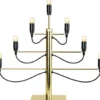 Adventsljusstake 'Milano' - Svart/Guld