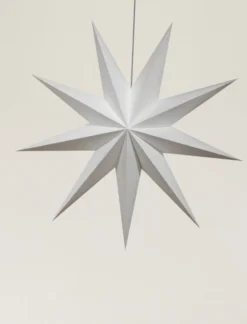 Adventsstjärna 'Vintergatan' 118cm - Vit
