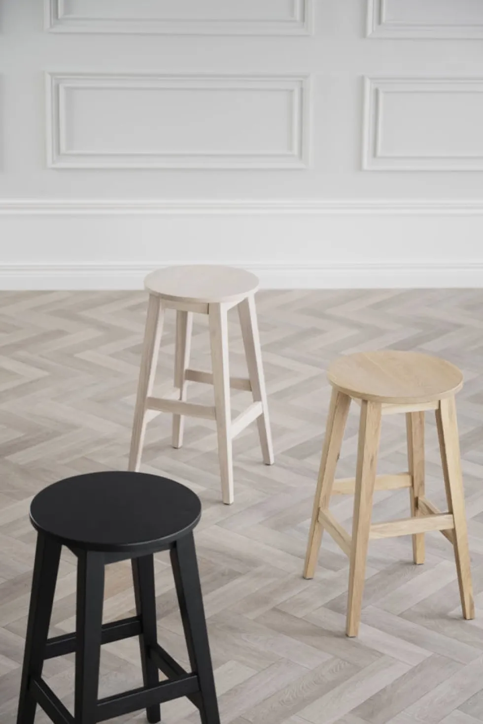 Barpall 'Austin' - Natur/Vit