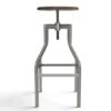 Barstol 'Forshaga' - Silver/Natur