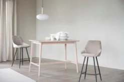 Barstol 'Sierra' - Beige/Sammet