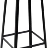 Barstol 'Wooden Seat' - Svart