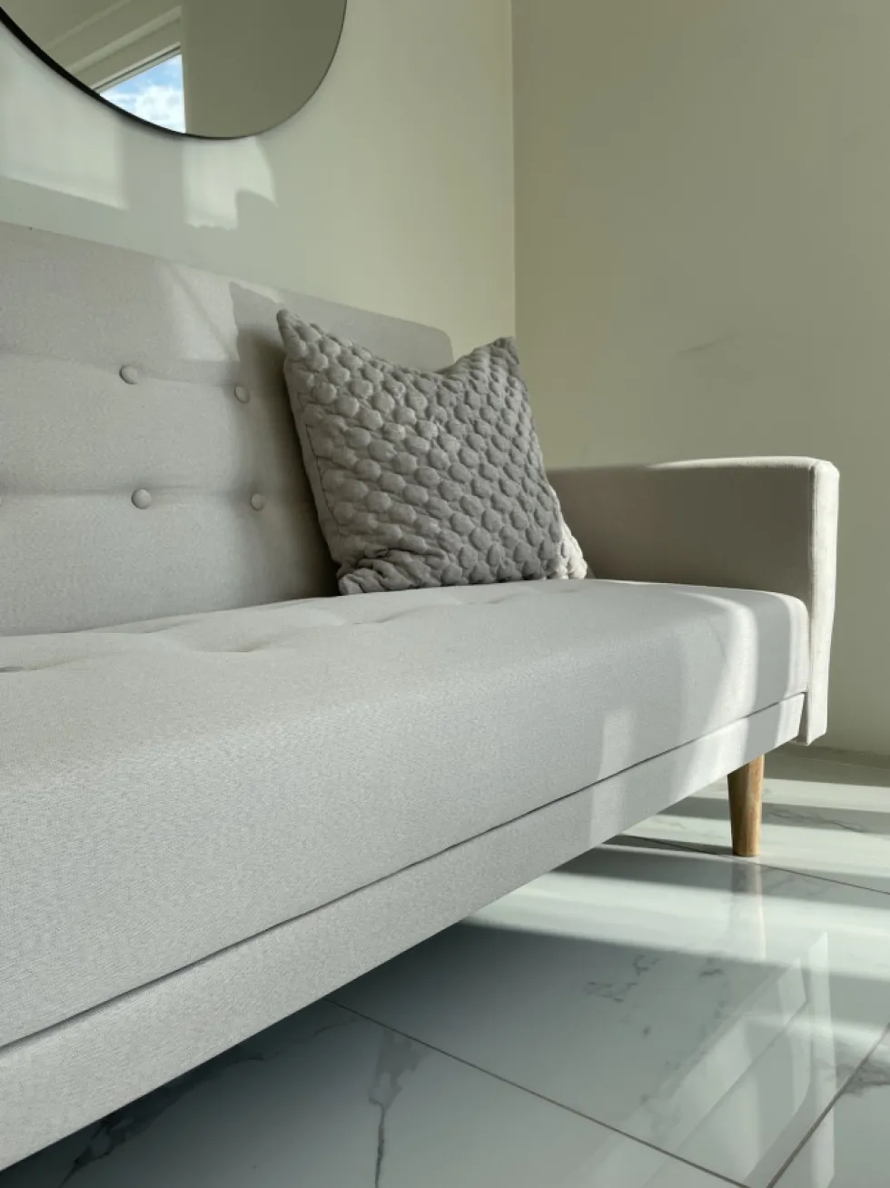 Bäddsoffa 'Paris' - Beige