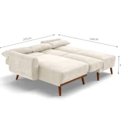 Bäddsoffa 'Texas' - Beige