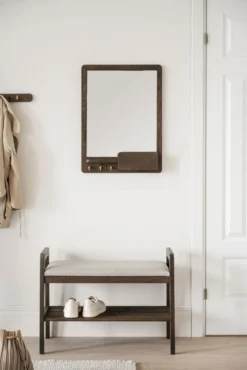 Bänk 'Inverness' - Brun/Beige