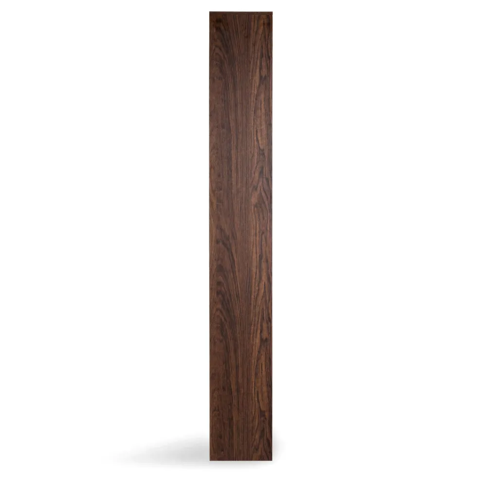 Bokhylla 'Colin' 60x210 - Valnöt/Svart