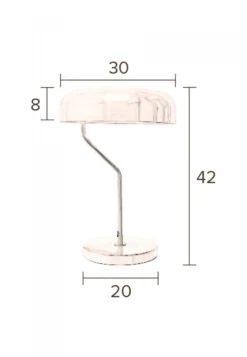 Bordslampa 'Eclipse' - Mässing
