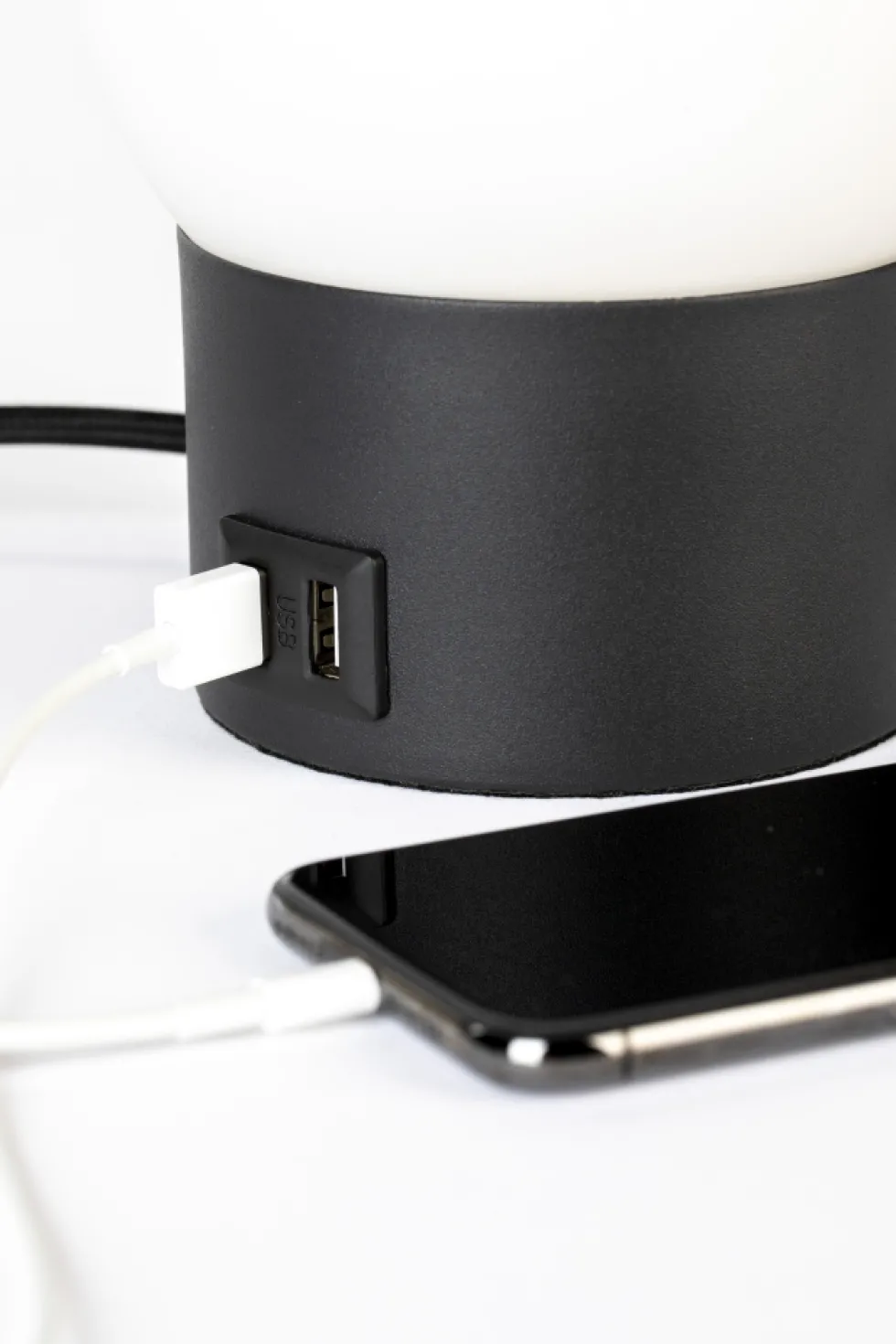 Bordslampa 'Urban Charger' - Svart