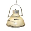 Factorylampa Vintage - Patinerad vit