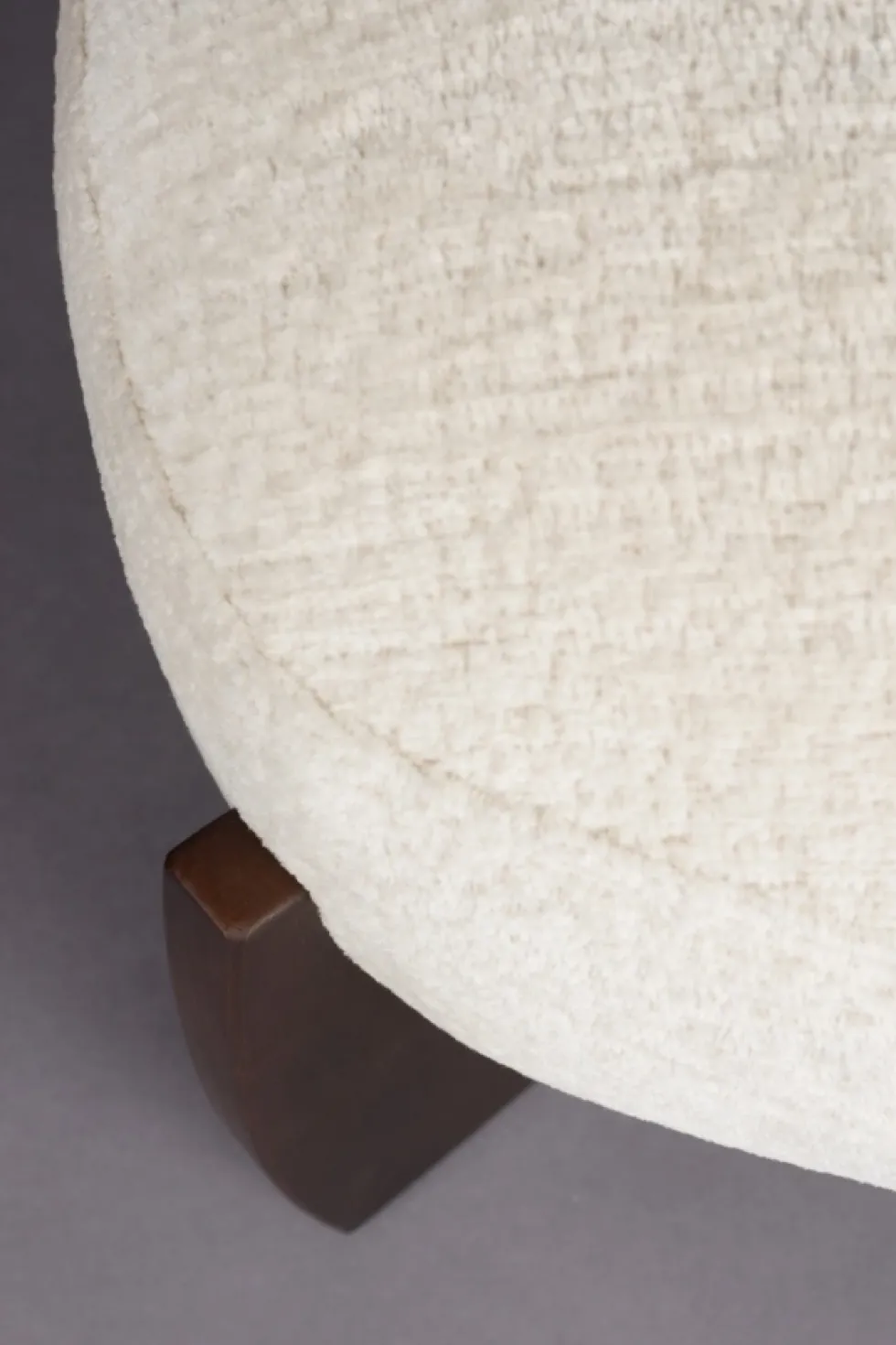 Fotpall 'Emilius' - Beige