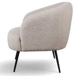 Fåtölj 'Capri' - Beige/Bouclé