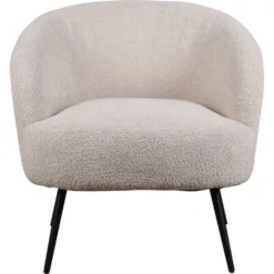Fåtölj 'Capri' - Beige/Bouclé