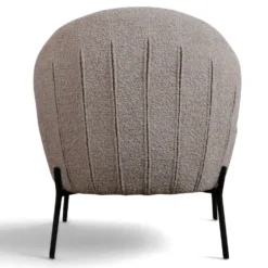 Fåtölj 'Gori' - Beige/Bouclé