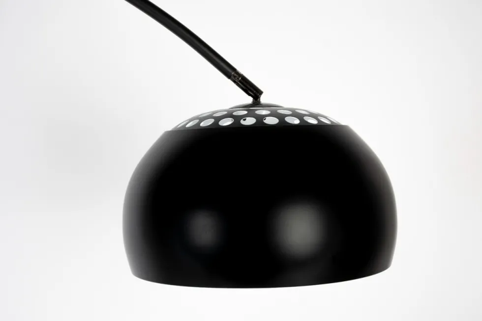 Golvlampa 'Metal Bow' - Svart