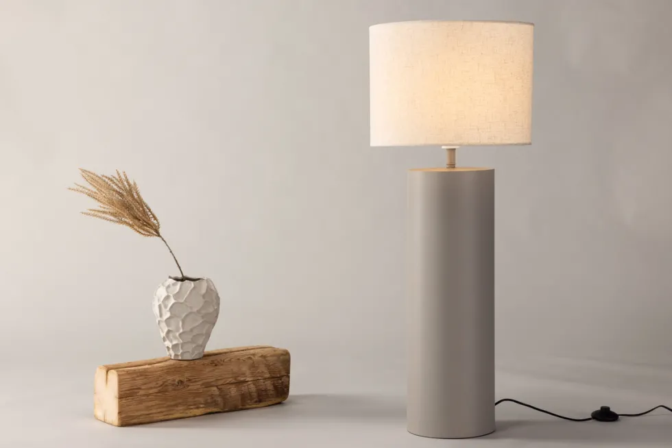 Golvlampa 'Ulricehamn' - Grå