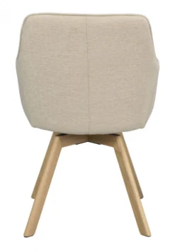 Karmstol 'Alison' - Beige