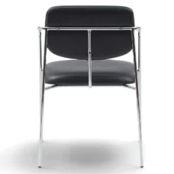Karmstol 'Ebba' - Svart/Silver