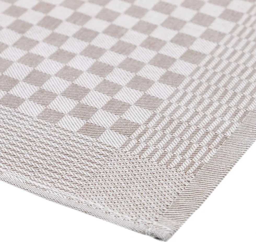 Kökshandduk 'Hanni' - Beige/Vit