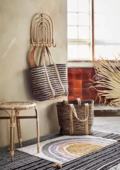 Klädhängare 'Rattan Coat Rack' - Natur