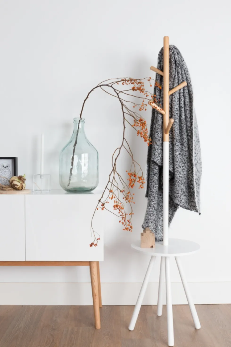 Klädhängare 'Table Tree' - Vit