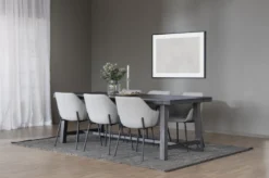 Matbord 'Brooklyn' 220x95cm - Mörkbrun