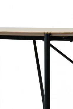 Matbord 'Hornstull' 160x90cm - Ek/Svart