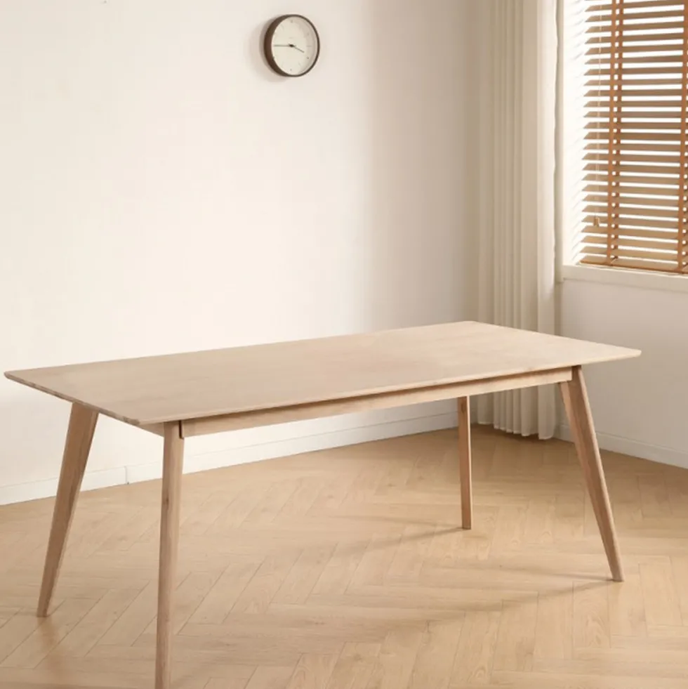 Matbord 'Line' 180x90 cm - Vitpigmenterad