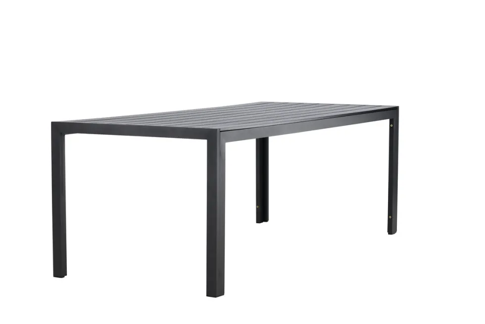 Matbord 'Mirko' 205x74cm - Svart