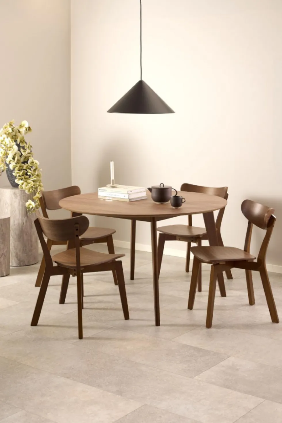 Matbord 'Roxby' Runt 120x76cm - Brun