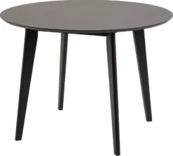 Matbord 'Ärsjö' Runt 105cm - Svart