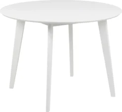 Matbord 'Ärsjö' Runt 105cm - Vit