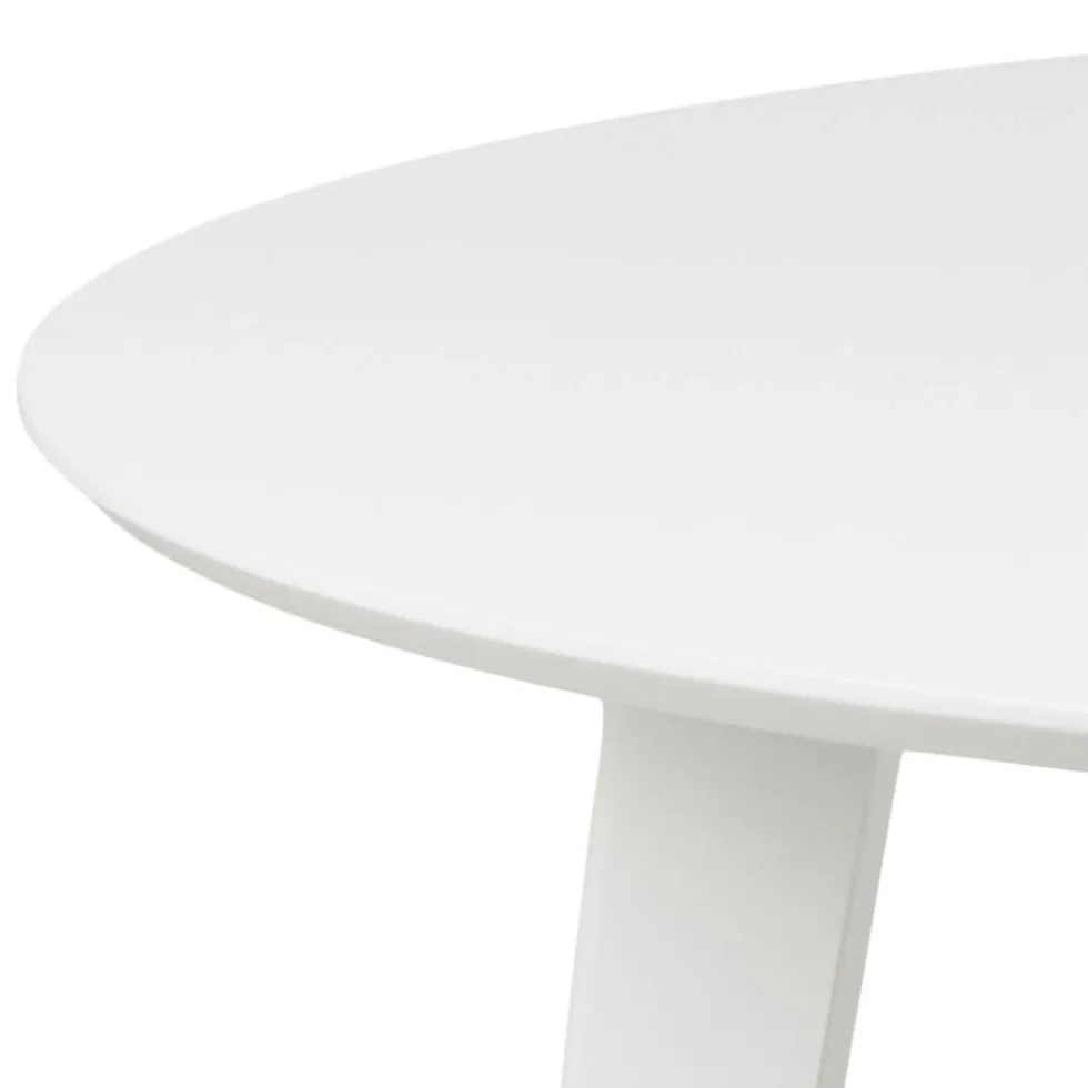 Matbord 'Ärsjö' Runt 105cm - Vit