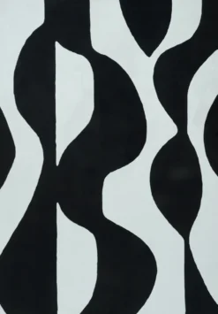 Matta 'Sorvento' - Svart/Beige
