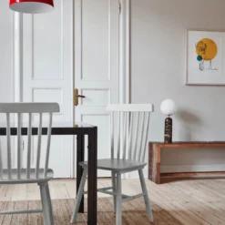 Pinnstol 'Elsa' - Mörkgrå