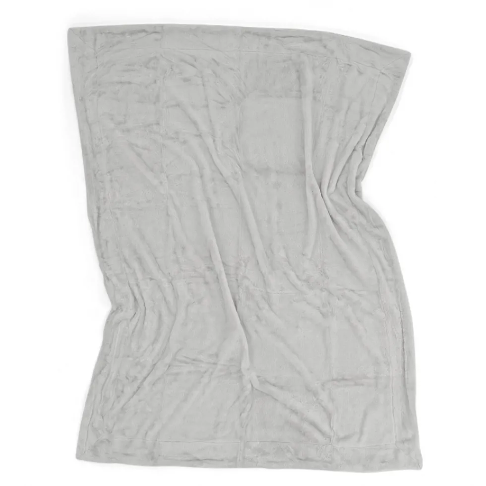 Pläd 'Aranga Super Soft Throw' 130x170cm - Grå
