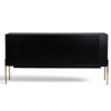 Sideboard 'Frölunda' - Svart/Mässing