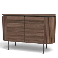 Sideboard 'Kärra' - Valnöt/Svart