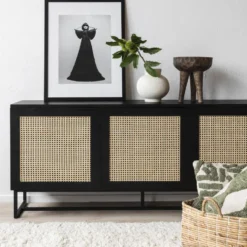 Sideboard 'Sailor' - Svart/Natur