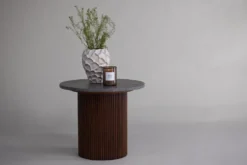 Sidobord 'Härjedalen' Runt 52cm - Brun