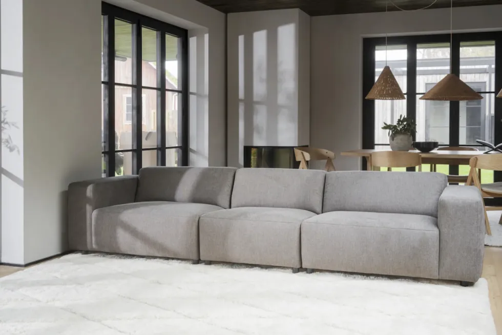 4-Sitssoffa 'Willard' - Beige