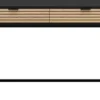 Skrivbord 'Line' - Ek/Svart