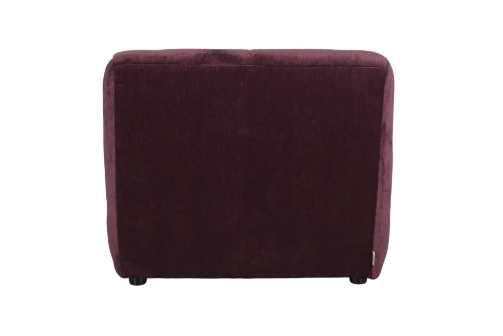 Soffa 'Giada' 1-sits - Plommon