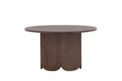 Soffbord 'Björkvik' Runt 80cm - Mocka