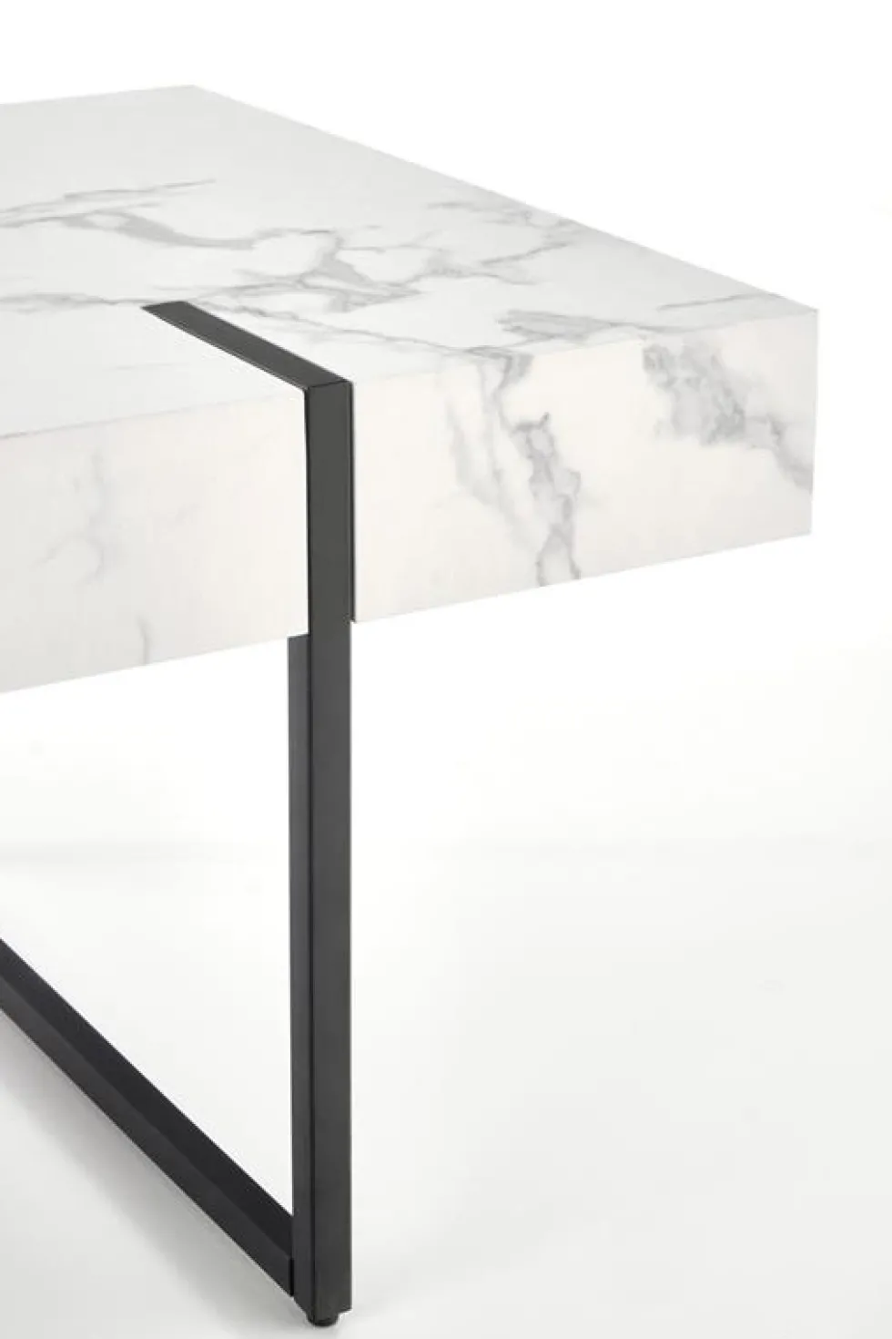 Soffbord 'Blanca' - Vit marmor