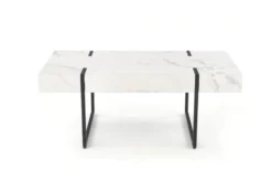 Soffbord 'Blanca' - Vit marmor