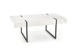 Soffbord 'Blanca' - Vit marmor