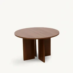 Soffbord 'Créme' Runt 75cm - Valnöt
