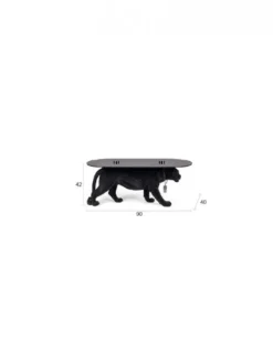 Soffbord 'Dope as hell' - Svart