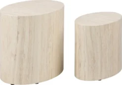 Soffbord 'Ponza' 2 delar - Beige