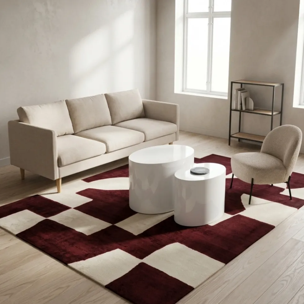 Soffbord 'Ponza' 2 delar - Vit